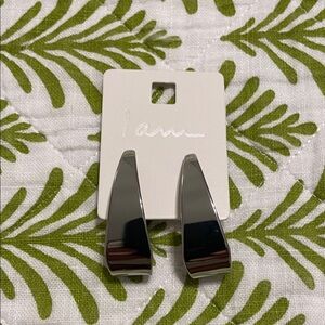 Silver Earrings by I am